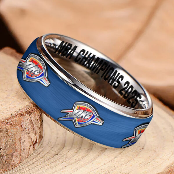 Oklahoma City Thunder Custom Alloy Ring - TANTN 14084