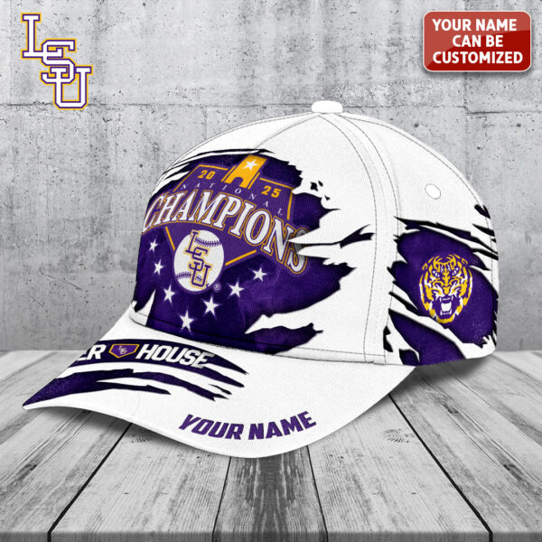 Personalized LSU Tigers Baseball Classic Cap - TANTN 14101