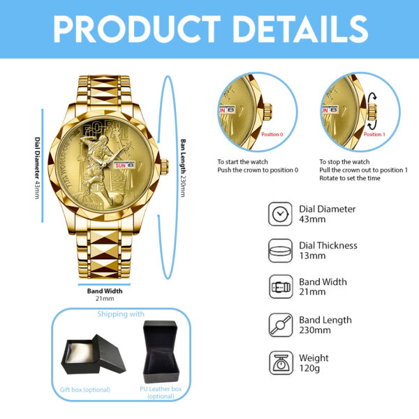 World Cup 2026 Alloy Luxury Quartz Watch - TANTN 14117