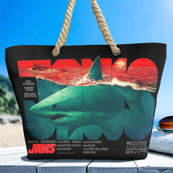 Jaws Hemp Rope Tote Bag - TANTN 14178
