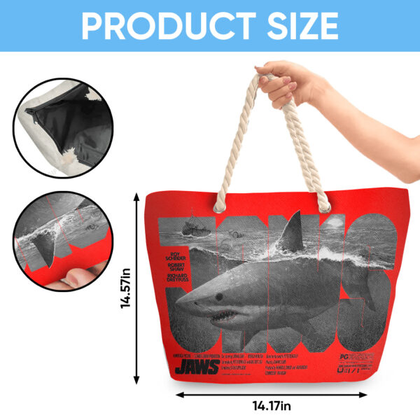 Jaws Hemp Rope Tote Bag - TANTN 14179