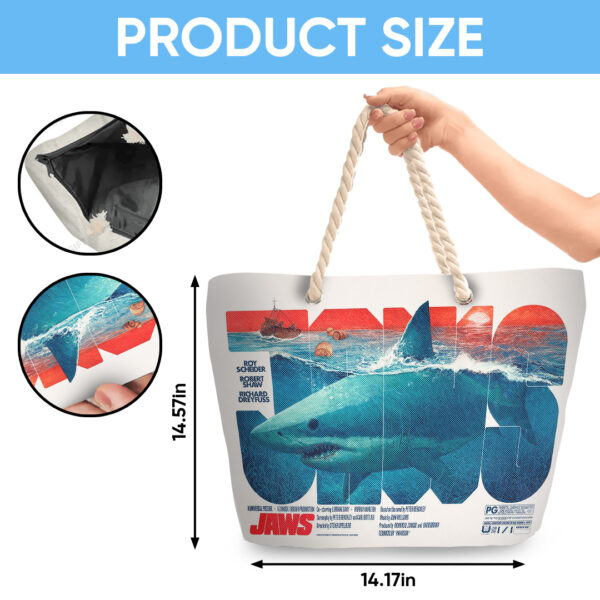 Jaws Hemp Rope Tote Bag - TANTN 14180
