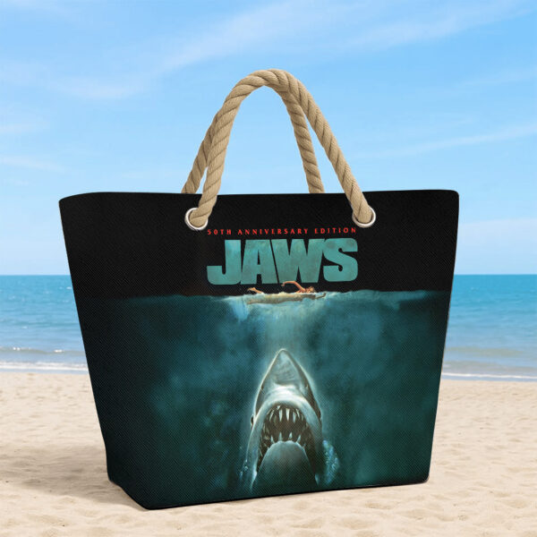 Jaws Hemp Rope Tote Bag - TANTN 14181