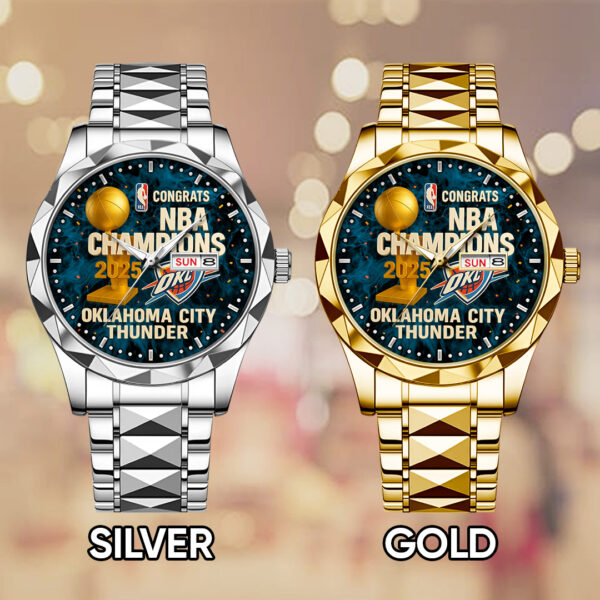 Oklahoma City Thunder Alloy Luxury Quartz Watch - TANTN 14226