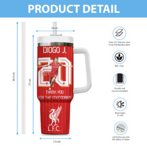 Liverpool FC x Diogo Jota 40oz Stanley Tumbler - TANTN 14250