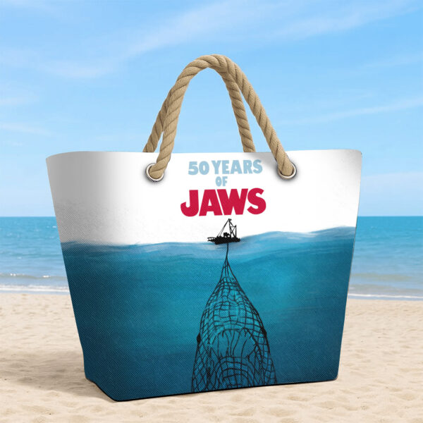 Jaws Hemp Rope Tote Bag - TANTN 14277