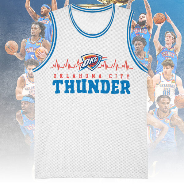 Oklahoma City Thunder Basketball Jersey - TANTN 14317