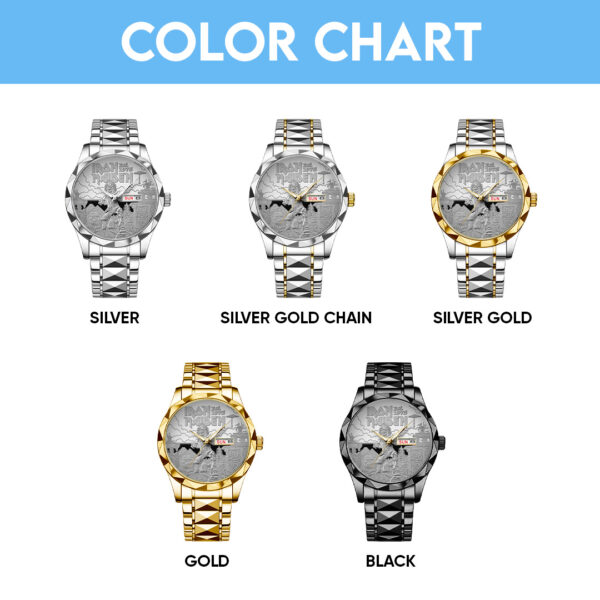 IRMA Alloy Luxury Quartz Watch - TANTN 14335