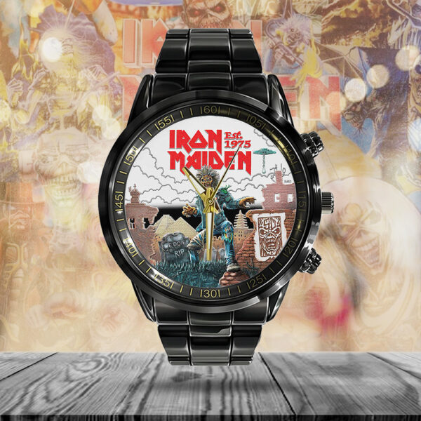 IRMA Black Stainless Steel Watch - TANTN 14336