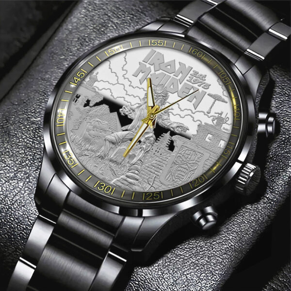 IRMA Black Stainless Steel Watch - TANTN 14339