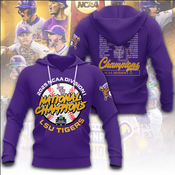 LSU Tigers Baseball 3D Apparel - TANTN 14366