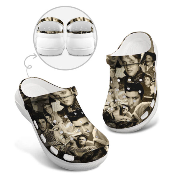 Elvis Presley Women’s Height Increasing Crocs - TANTN 14368