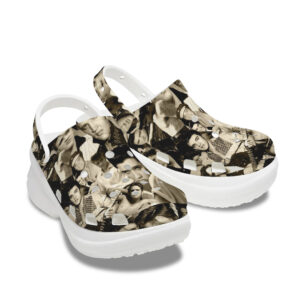 Elvis Presley Women’s Height Increasing Crocs - TANTN 14368