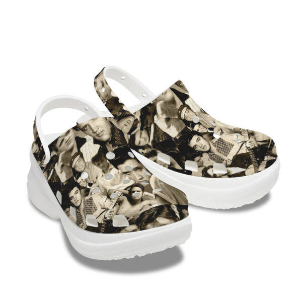 Elvis Presley Women’s Height Increasing Crocs - TANTN 14368