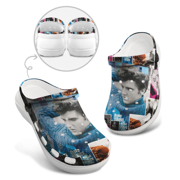 Elvis Presley Women’s Height Increasing Crocs - TANTN 14369