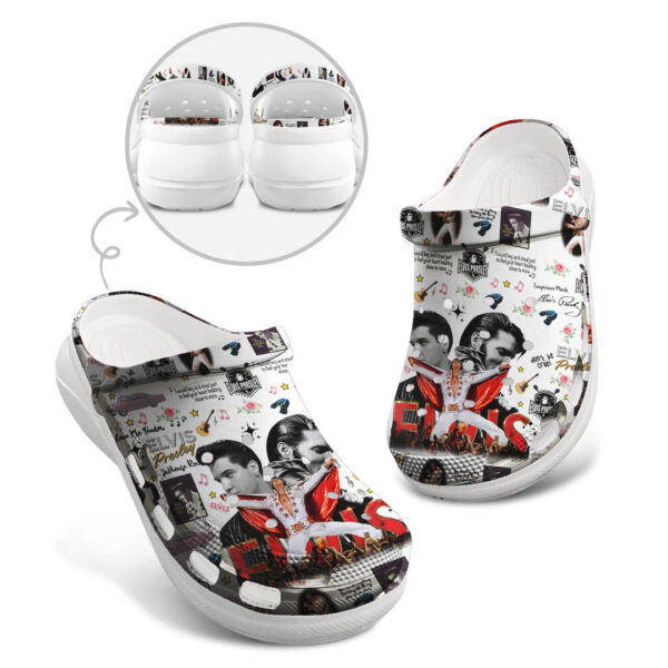 Elvis Presley Women’s Height Increasing Crocs - TANTN 14371