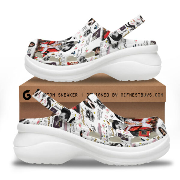 Elvis Presley Women’s Height Increasing Crocs - TANTN 14371