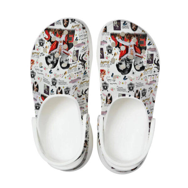Elvis Presley Women’s Height Increasing Crocs - TANTN 14371