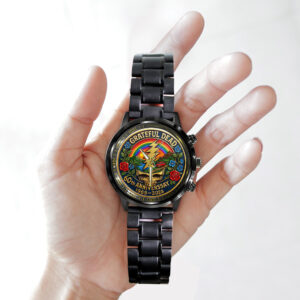 Grateful Dead Black Stainless Steel Watch - TANTN 14406