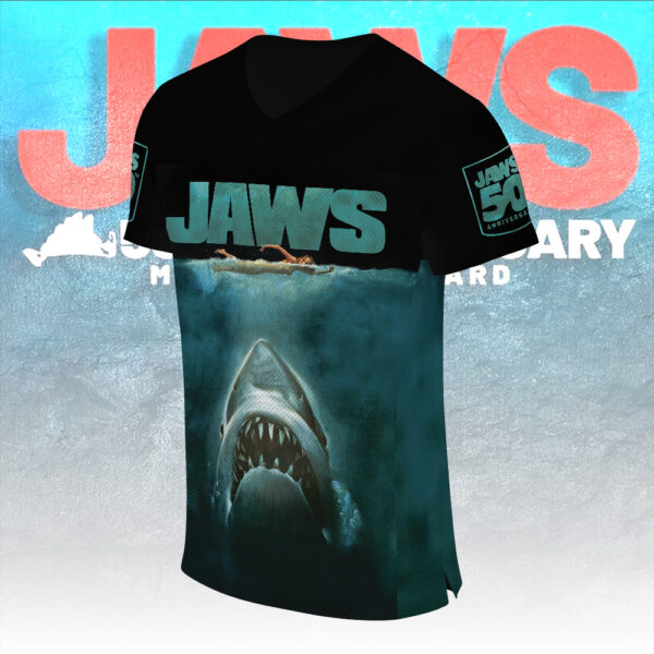 Jaws 3D Football Jersey - TANTN 14447