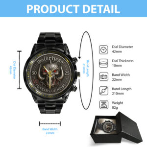Motörhead Band Black Stainless Steel Watch - TANTN 14473