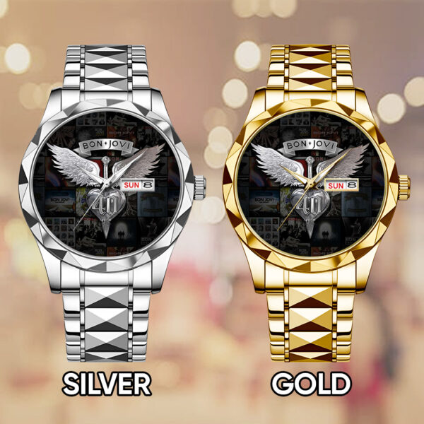 Bon Jovi Alloy Luxury Quartz Watch - TANTN 14476