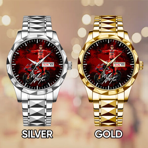 Ducati Lenovo Team x Marc Marquez Alloy Luxury Quartz Watch - TANTN 14509