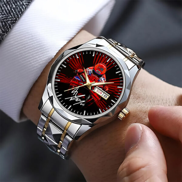 Ducati Lenovo Team x Marc Marquez Alloy Luxury Quartz Watch - TANTN 14511