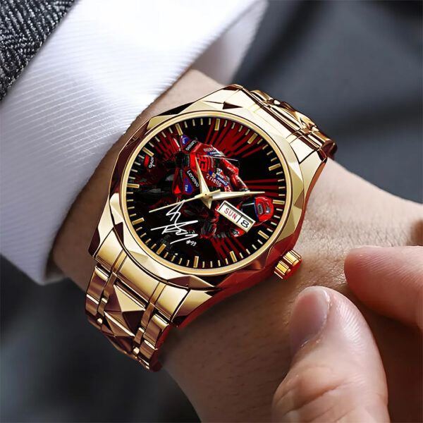 Ducati Lenovo Team x Marc Marquez Alloy Luxury Quartz Watch - TANTN 14512