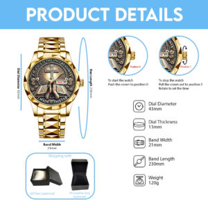 In God We Trust Alloy Luxury Quartz Watch - TANTN 14537
