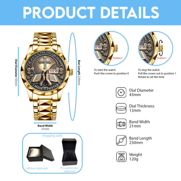 In God We Trust Alloy Luxury Quartz Watch - TANTN 14537
