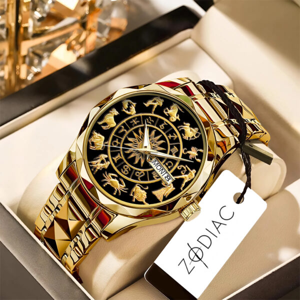 Zodiac Alloy Luxury Quartz Watch - TANTN 14574