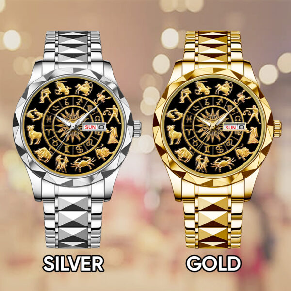 Zodiac Alloy Luxury Quartz Watch - TANTN 14574