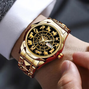 Zodiac Alloy Luxury Quartz Watch - TANTN 14574
