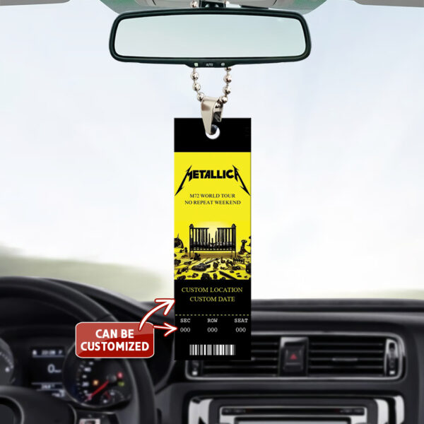 Personalized MET Band Custom Shape 2-sided Acrylic Car Ornament – TANTN 14616