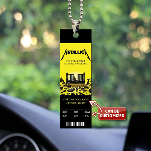 Personalized MET Band Custom Shape 2-sided Acrylic Car Ornament – TANTN 14616