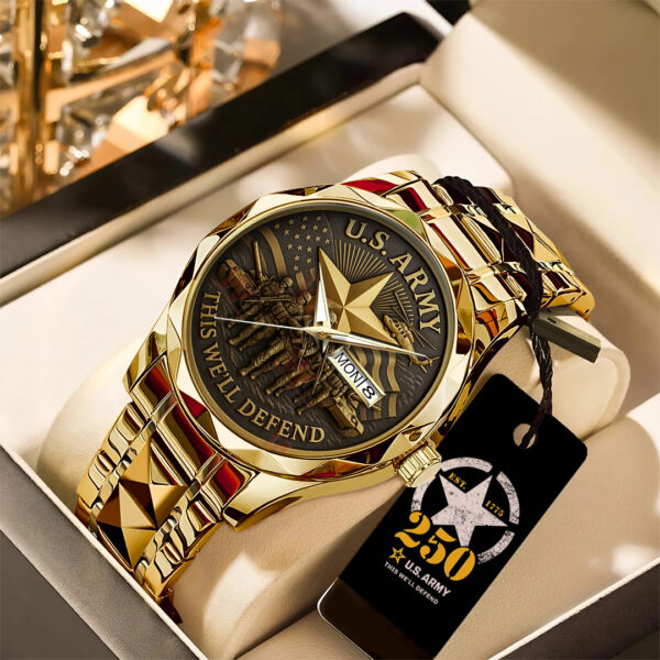 US Army Alloy Luxury Quartz Watch - TANTN 14618