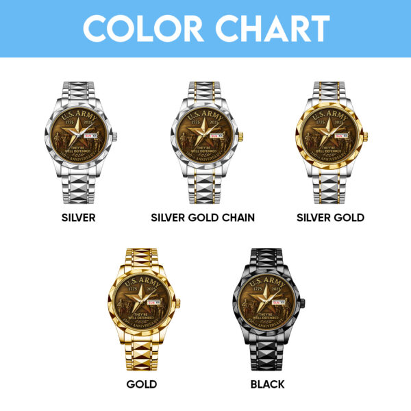 US Army Alloy Luxury Quartz Watch - TANTN 14619