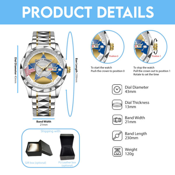 US250 Alloy Luxury Quartz Watch - TANTN 14626