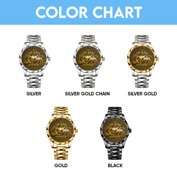 US Marine Corps Alloy Luxury Quartz Watch - TANTN 14636