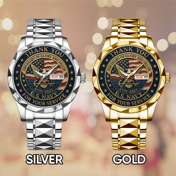 US Navy Alloy Luxury Quartz Watch - TANTN 14649