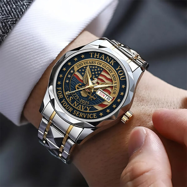 US Navy Alloy Luxury Quartz Watch - TANTN 14649