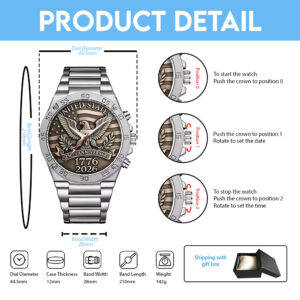 US250 Gentleman Stainless Steel Watch - TANTN 14658