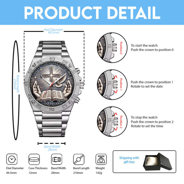 Good Is Good Gentleman Stainless Steel Watch - TANTN 14660