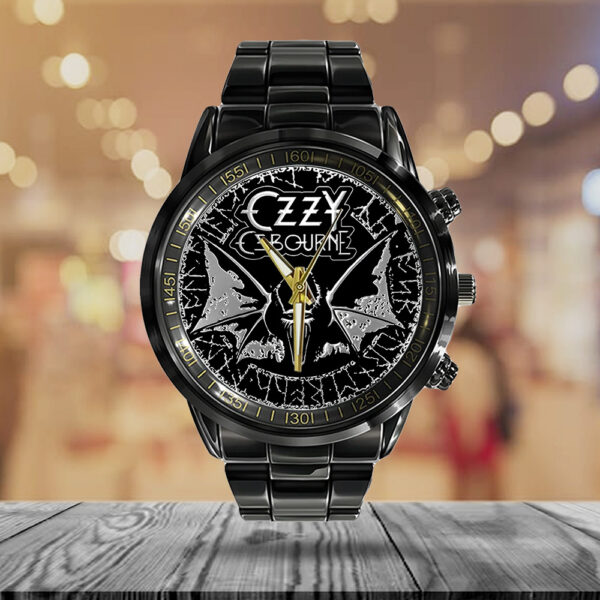 Ozzy Osbourne Black Stainless Steel Watch - TANTN 14700