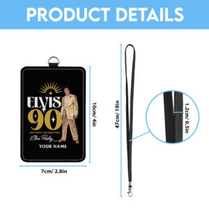 Personalized Elvis Presley ID Badge Holder - TANTN 14727