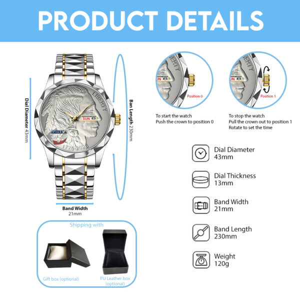 US250 Alloy Luxury Quartz Watch - TANTN 14731