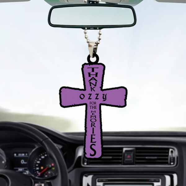 Ozzy Osbourne Custom Shape 2-sided Acrylic Car Ornament – TANTN 14772