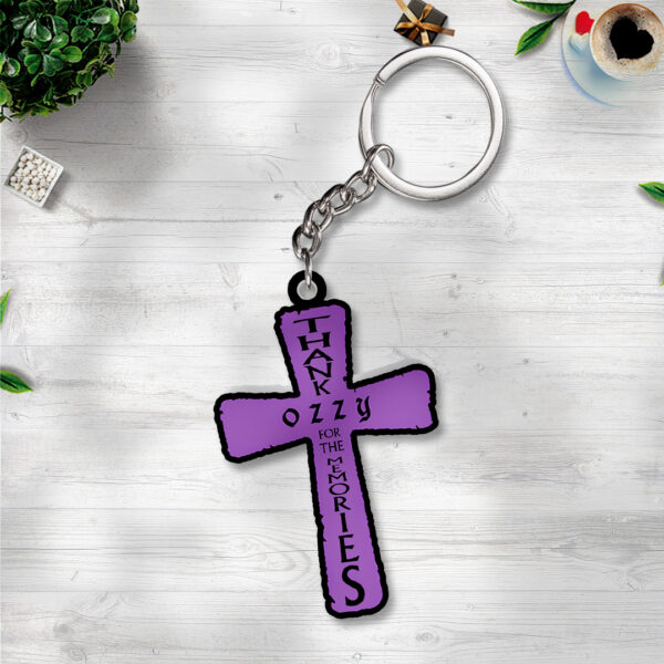 Ozzy Osbourne Custom Shape 2-sided Keychain - TANTN 14773