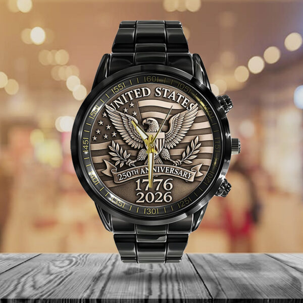 US250 Black Stainless Steel Watch - TANTN 14802